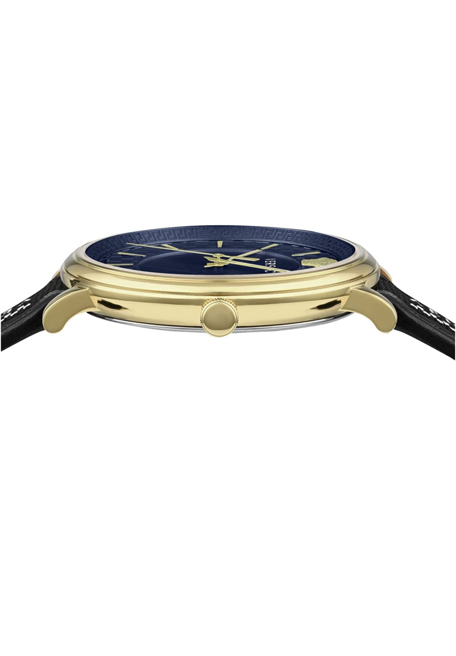 Versace Uhr Herrenuhr V‑CIRCLE VE5A01821 Blau/Gold
