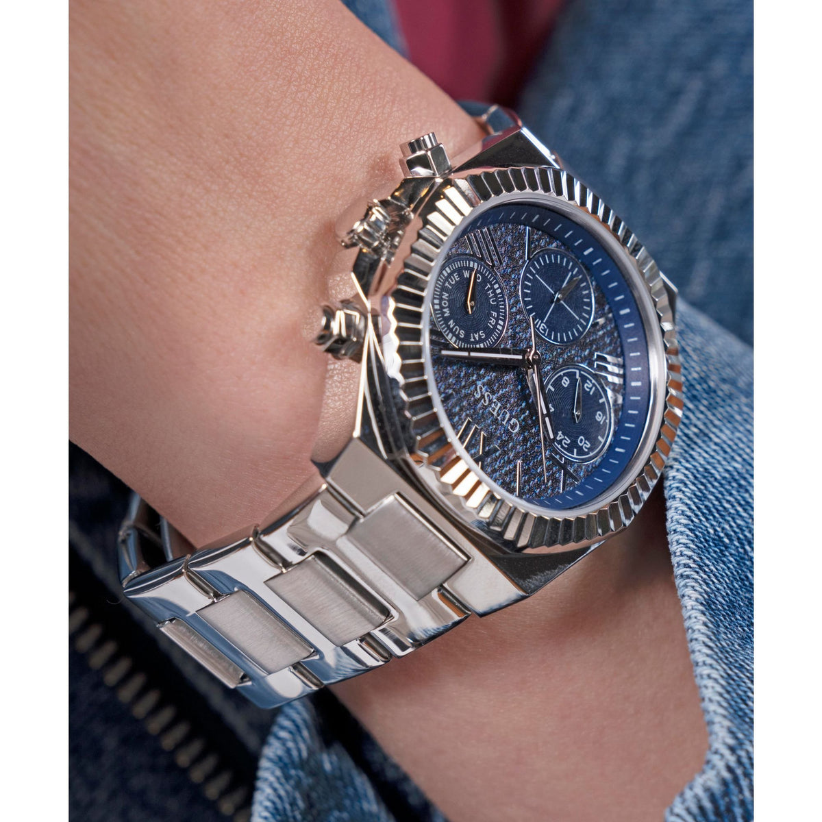 Guess Damen Armbanduhr Equality