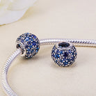 PANDORA Charm - Himmelsmosaik Pavé Kugel, 791261NSBMX
