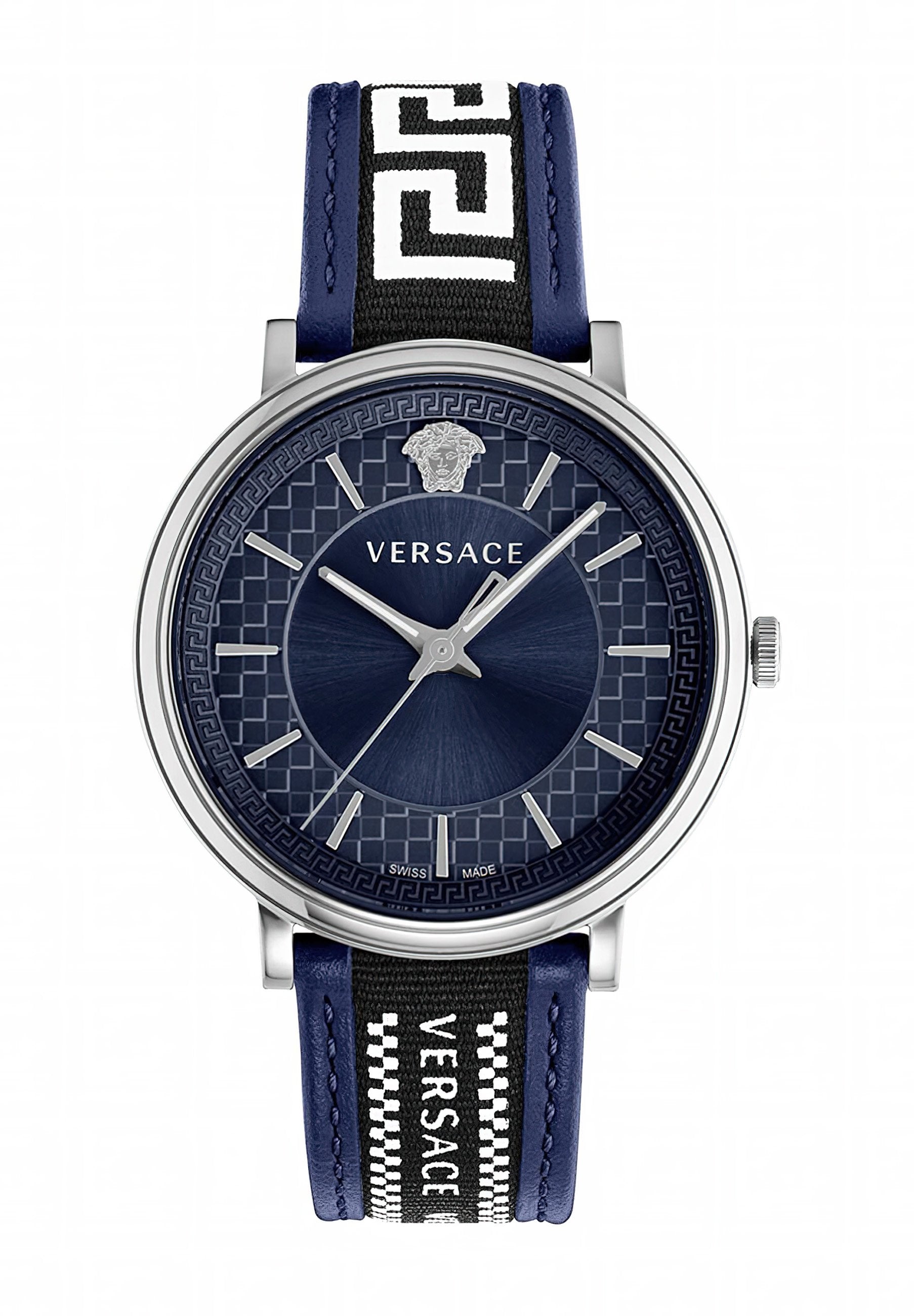 Versace Uhr Herren V‑CIRCLE blau VE5A01121