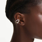 Swarovski Ohrringe Damen Hyperbola Ohrspangen Verschiedene Schliffe Weiß Metallmix 5742842