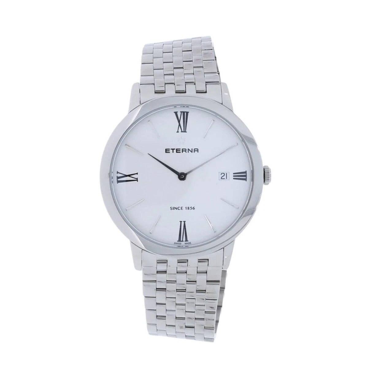 Eterna Armbanduhr Damen Quartz Silber Weiß 2711.41.12.1745