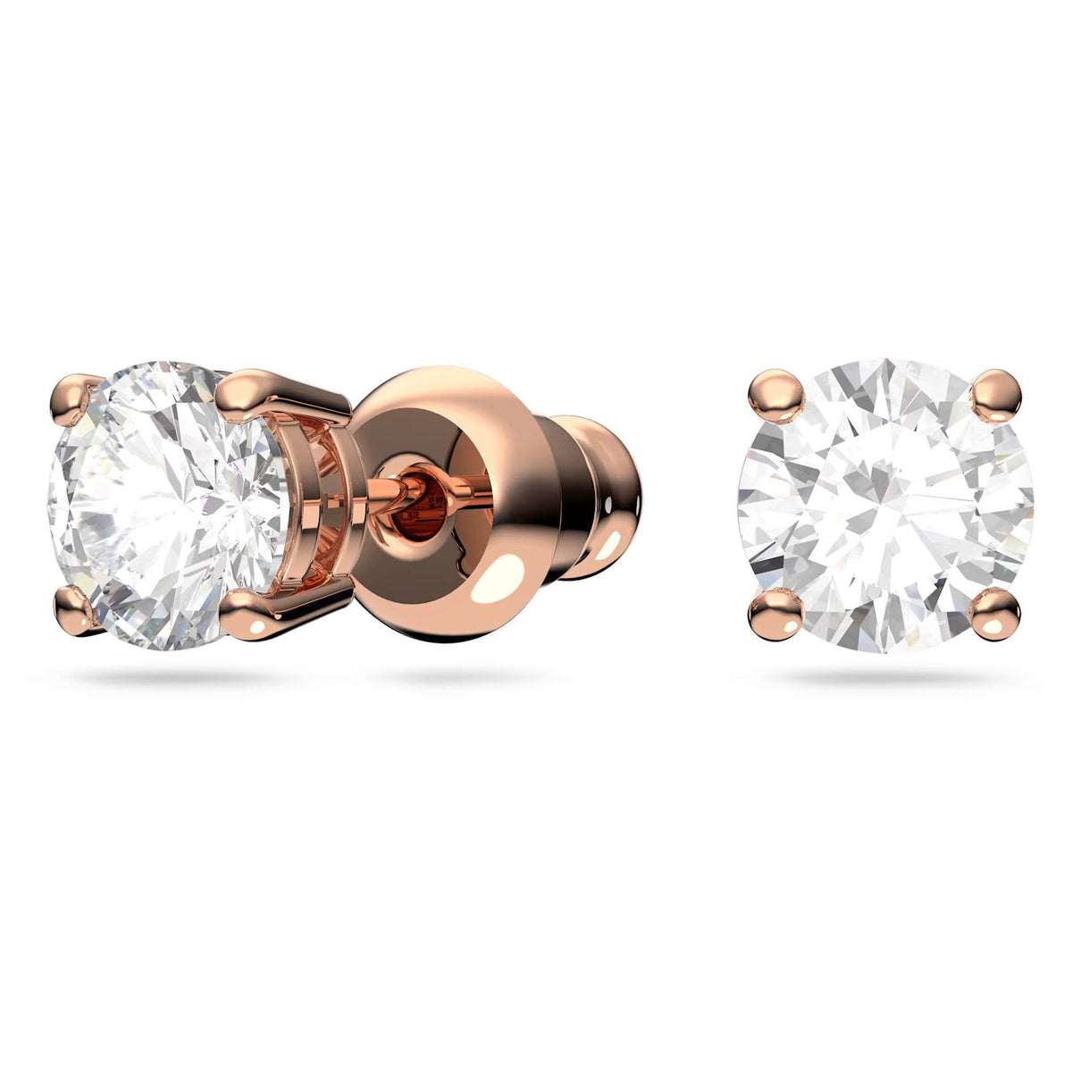 Swarovski Stella Set, Halskette Ohrringe Verschiedene Schliffe, Stern, Weiß, Roségold 5622730