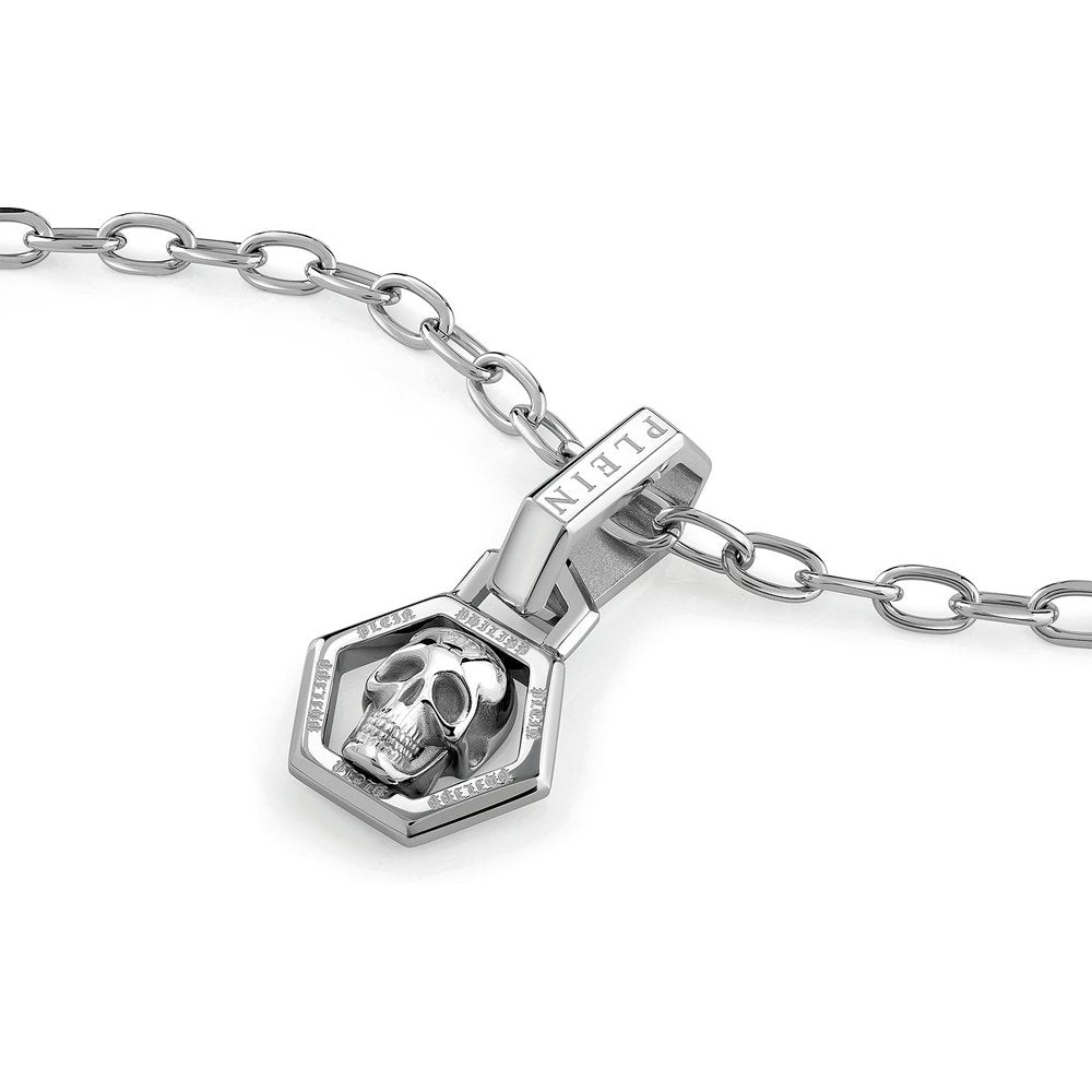 Philipp Plein Herren Halskette PLEIN ICON CHAIN Edelstahl Silber PJ9EA03NU