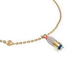 Philipp Plein Damen Halskette VALENTINE Edelstahl Gelbgold PJFEA18NU