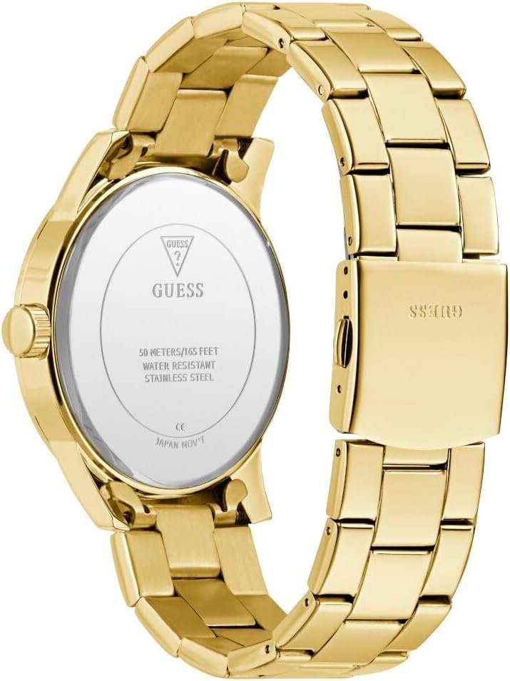 Guess Armbanduhr Herren Collegiate G Analog Gold GW0888G2