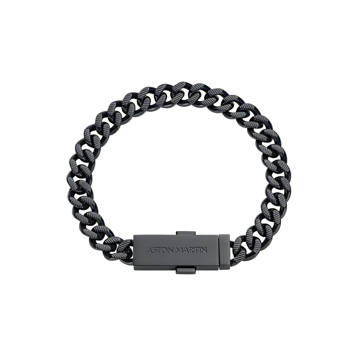Aston Martin Armband Herren AML ICON Edelstahl Schwarz MJIUF5BL3