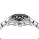Philipp Plein Damenuhr Queen Supreme Silberfarben, Schwarz PW7FA0126