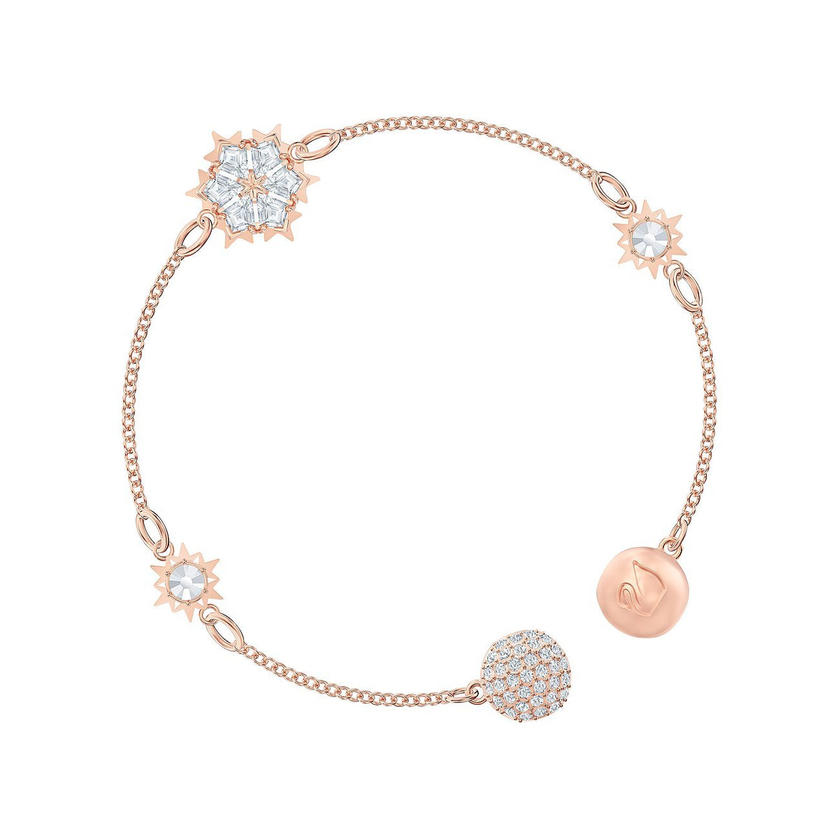 Swarovski SWA REMIX:STRAND SNOWFLAKE CZWH/ROS L  5512377