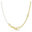 Swarovski Halskette Damen Idyllia Weiß Goldfarben 5742961