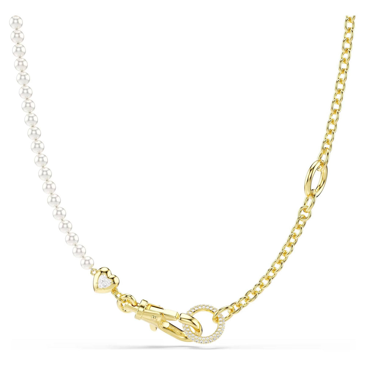 Swarovski Halskette Damen Idyllia Weiß Goldfarben 5742961