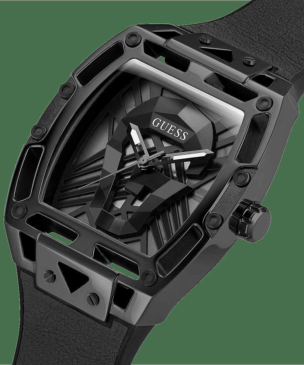 Guess Herren Armbanduhr Legend schwarz GW0500G2 44mm