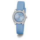 Guess Armbanduhr Damen Mini Luna Silber Blau GW1000L1