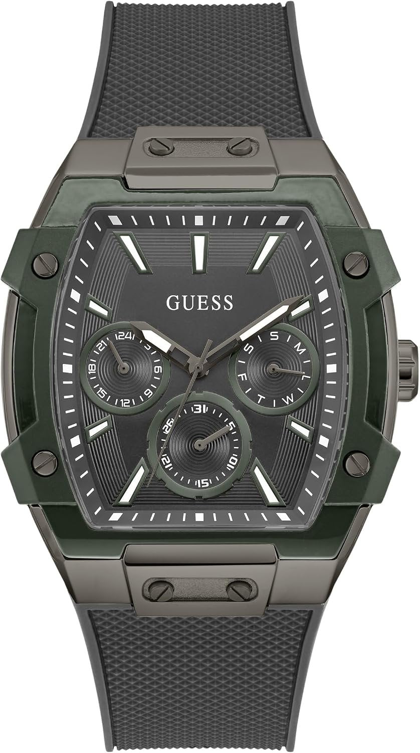Guess Multifunktions-Armbanduhr Herren GT Phoenix Gunmetal Grau GW0956G3