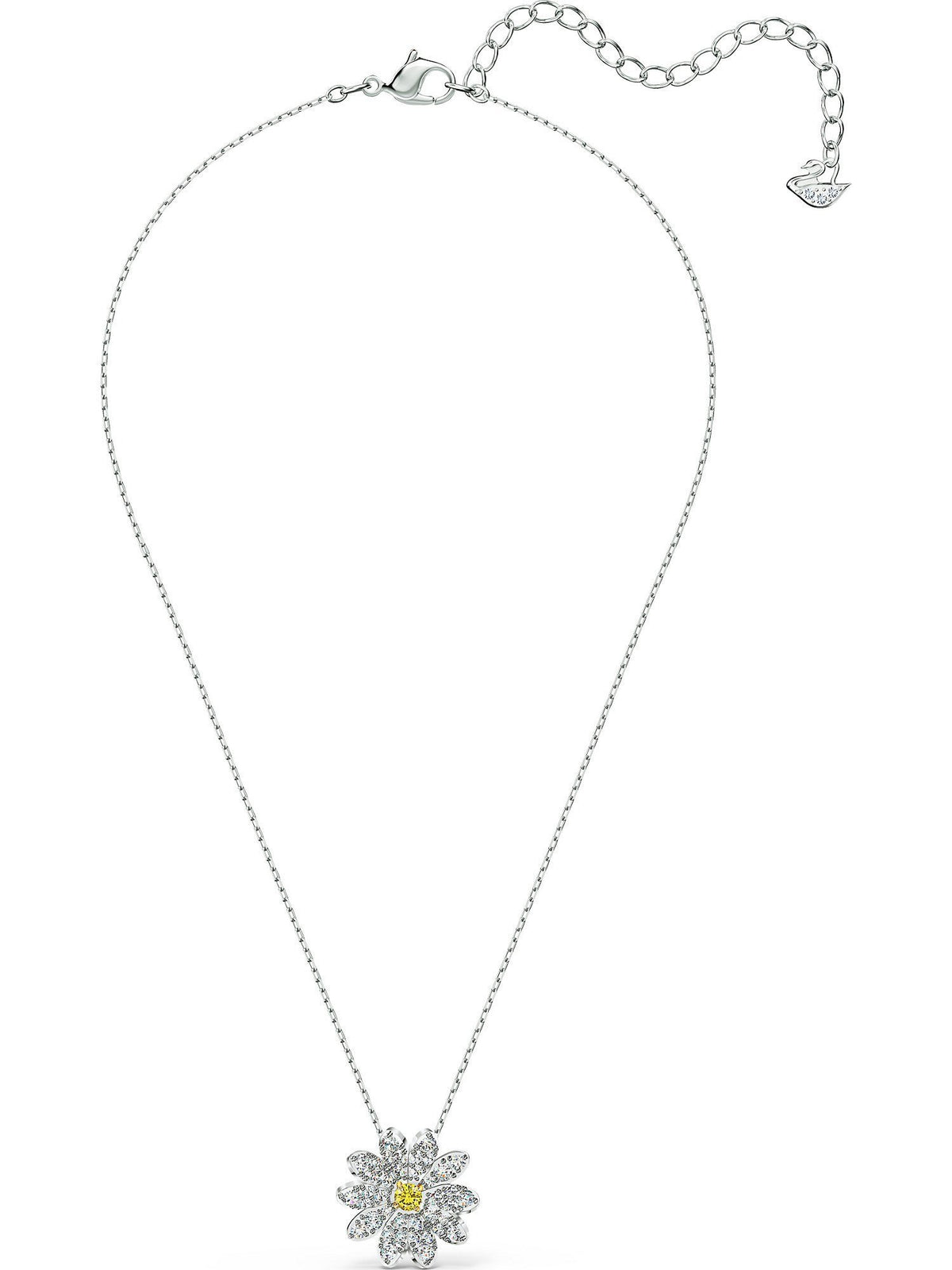 Swarovski Kette mit Anhänger 5512662/5538076 Eternal Flower, gelb,