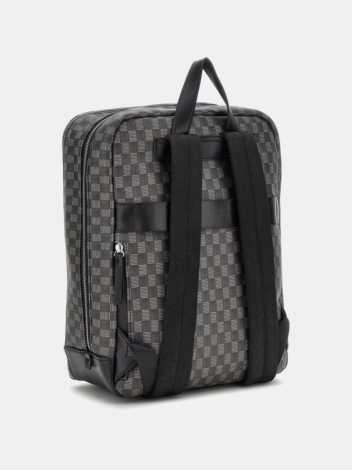 GUESS Freizeit Rucksack Unisex Torino Jet Set Eco Backpack Schwarz HMJESEP4161‑BLA