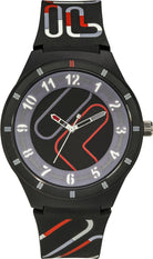 Fila Unisex Erwachsene Armbanduhr  FILASTYLE 44 mm  Armband Silikon 38-324